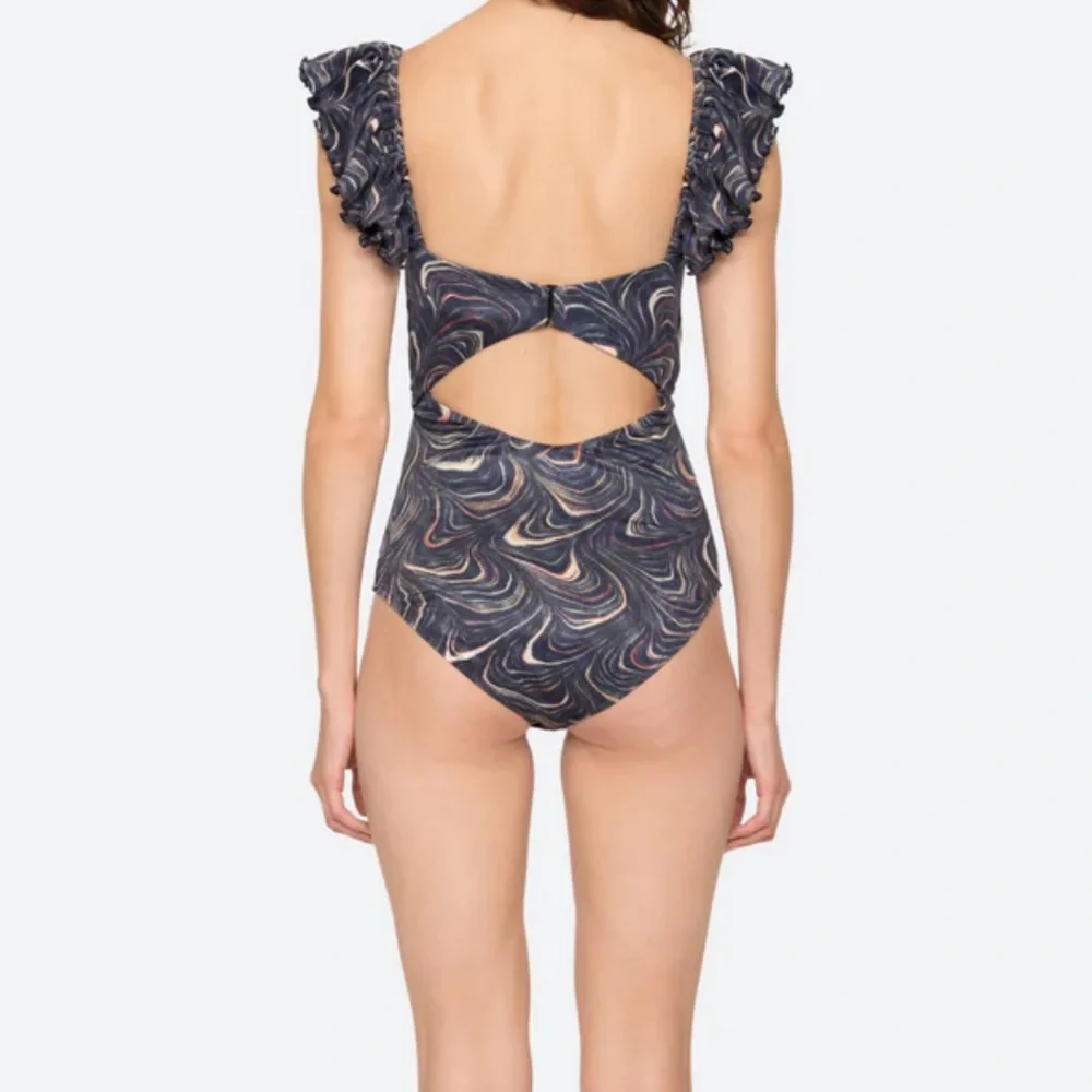 Sea NY Women’s Amara cutout One Piece, Multi color, sample size S/4 - Picture 10 of 14